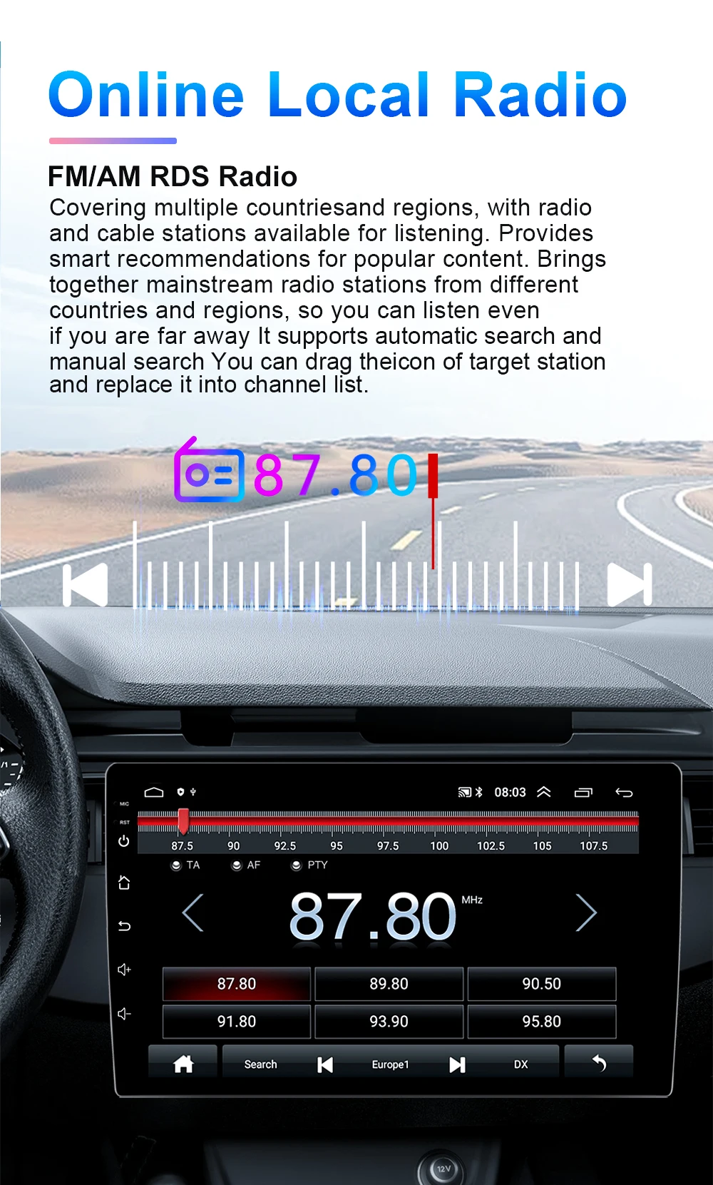 Android 16 Carplay Car Radio For Kia Seltos SP2 2019 - 2023 2din Multimedia Video Player Navigation Stereo QLED Screen Bluetooth