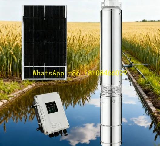 

550W 48V High-Efficiency Solar Water Pump Head/Well Depth:9M3/h Flow Rat:48m Compatible with Solar Panels for Irrigation