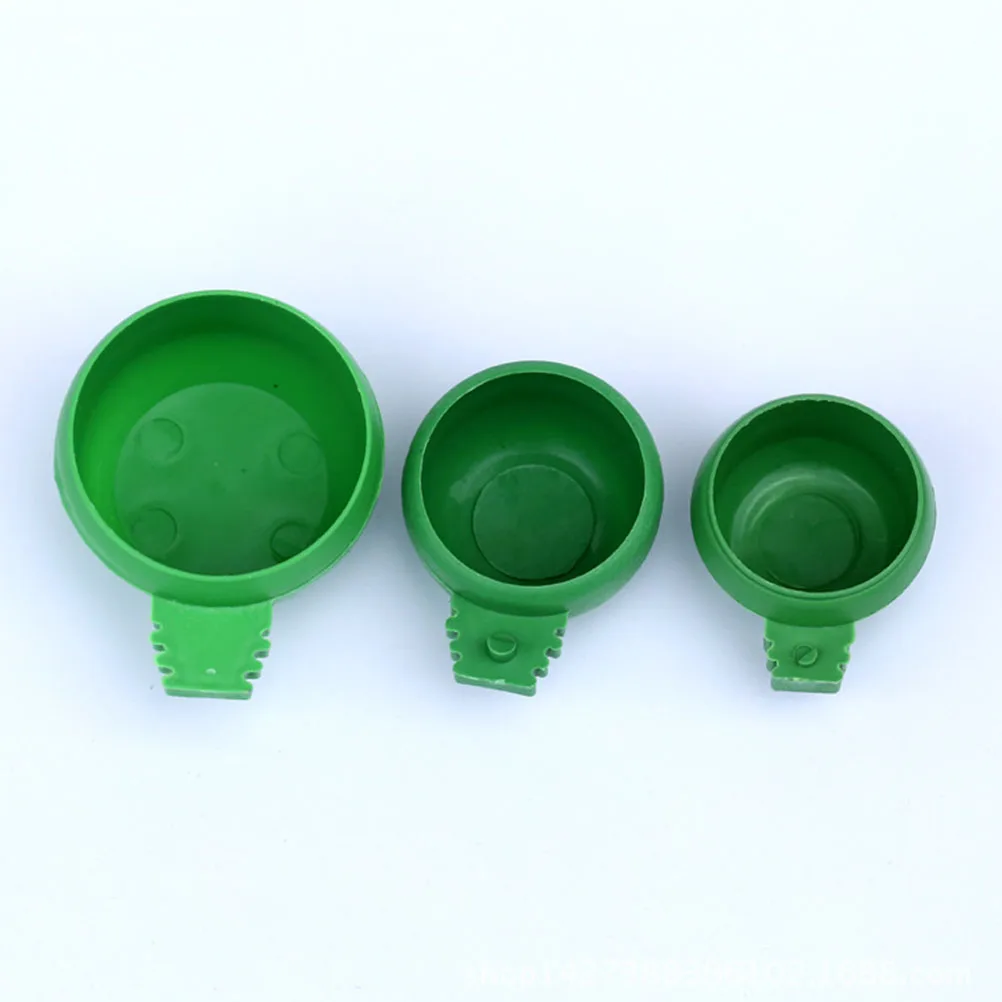 

20 Pcs Food Bowl Water Cup Bird Feeder Cage Feeders Outdoor Cups for Parrot Budgie Cockatiel Pet Supplies Pigeon Feeding Dish