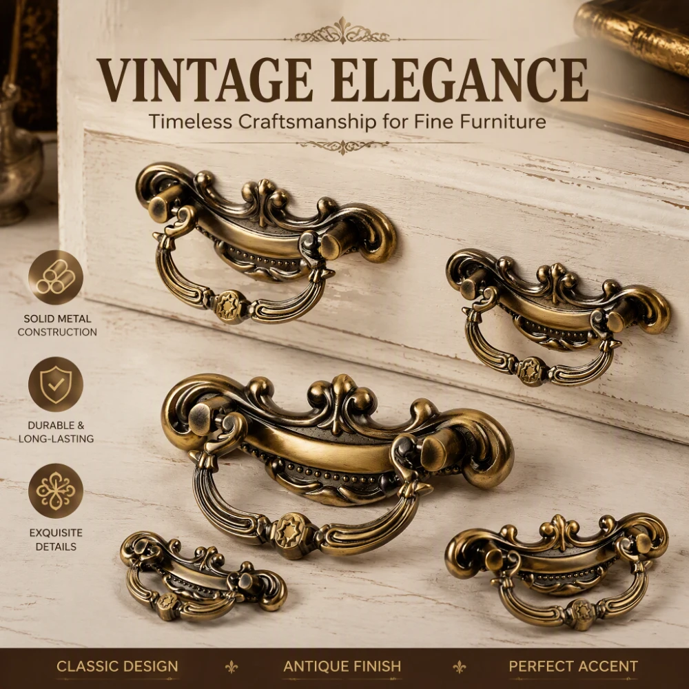 80PCS Vintage Green Bronze Fur - Vintage Furniture Hardware Replacement ulasan dan harga