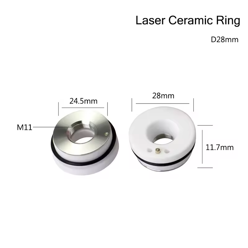 Laser Ceramic Body Nozzle Holder Ring D32/M14 D28/M11 WSX Precitec Raytools Fiber Cutting Head Procutter Lightcutter BT230 BT240 - Image 8