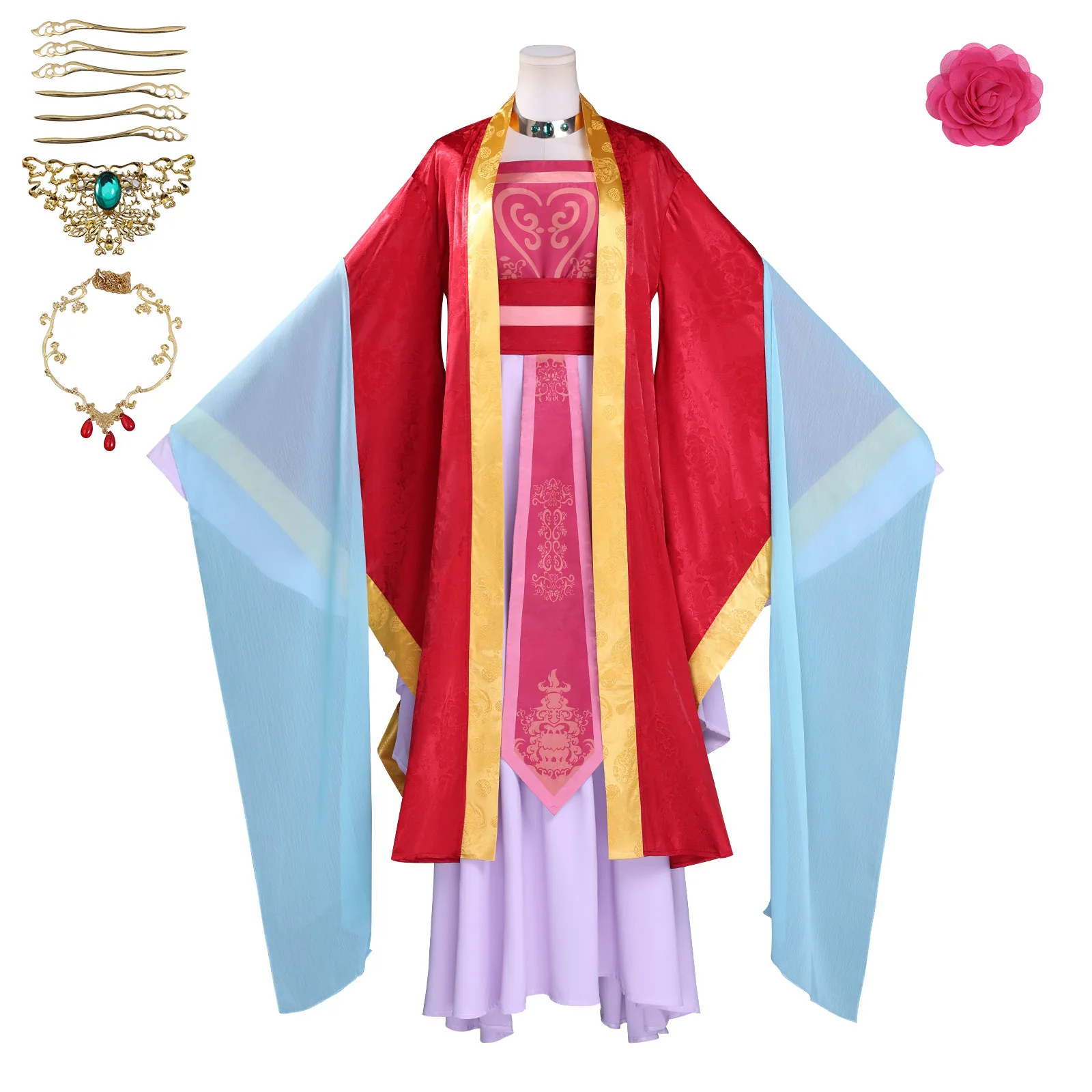 يوميات الصيدلي Gyokuyou أزياء تنكرية للعب الأدوار الملابس التقليدية فستان جديد الزي النساء حفلة كوميك كون #4