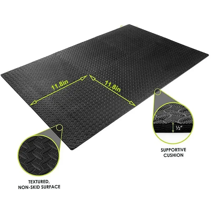 300x300x20mm Home Gym Thicken EVA Foam Mat Play Puzzle Mats Exercise Tiles Floor Cushion Yoga Room Fitness Equipment