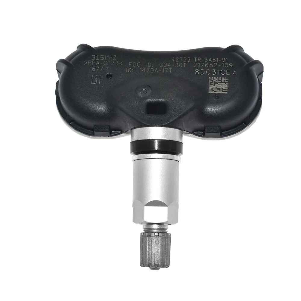 Sensor TPMS 42753-TR3-A810-M1 para Honda Civic Accord CR-V Insight Fit, sensor de monitoramento de pressão dos pneus 315MHz