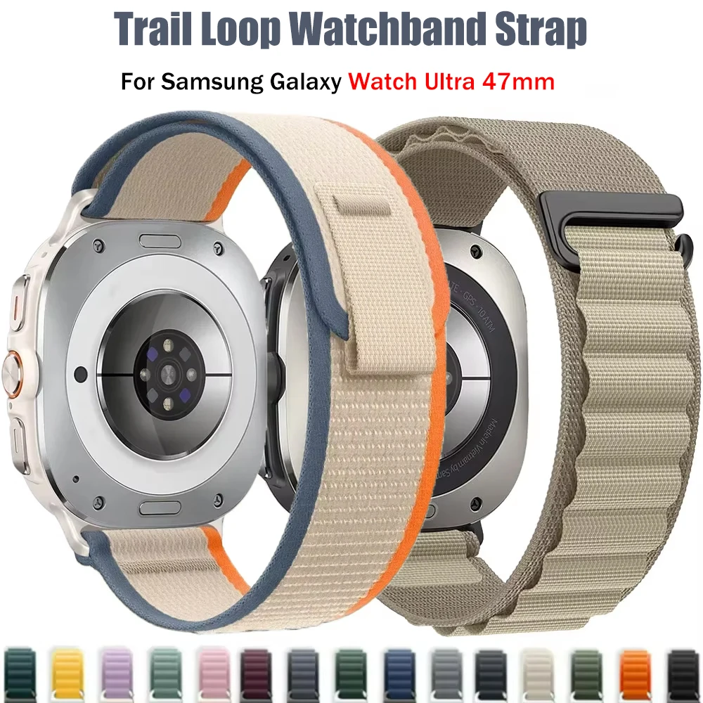 Trail Loop Armband für Samsung Galaxy Watch Ultra 47 mm Alpine Loop Sportarmband Correa für Samsung Galaxy 7 Ultra Band