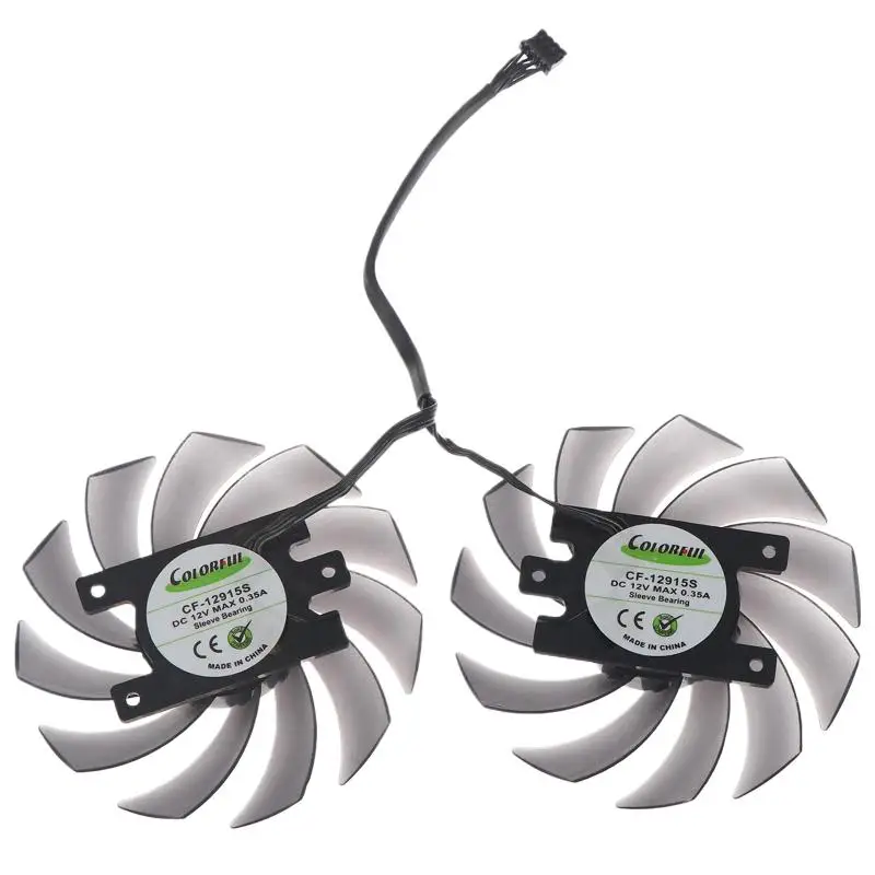 Neuer GPU-Lüfter 4PIN 87MM 4PIN CF-12915S für Inno3D Geforce RTX 2060 1660 Super Twin X2 Grafikkartenkühlung – Detail 7