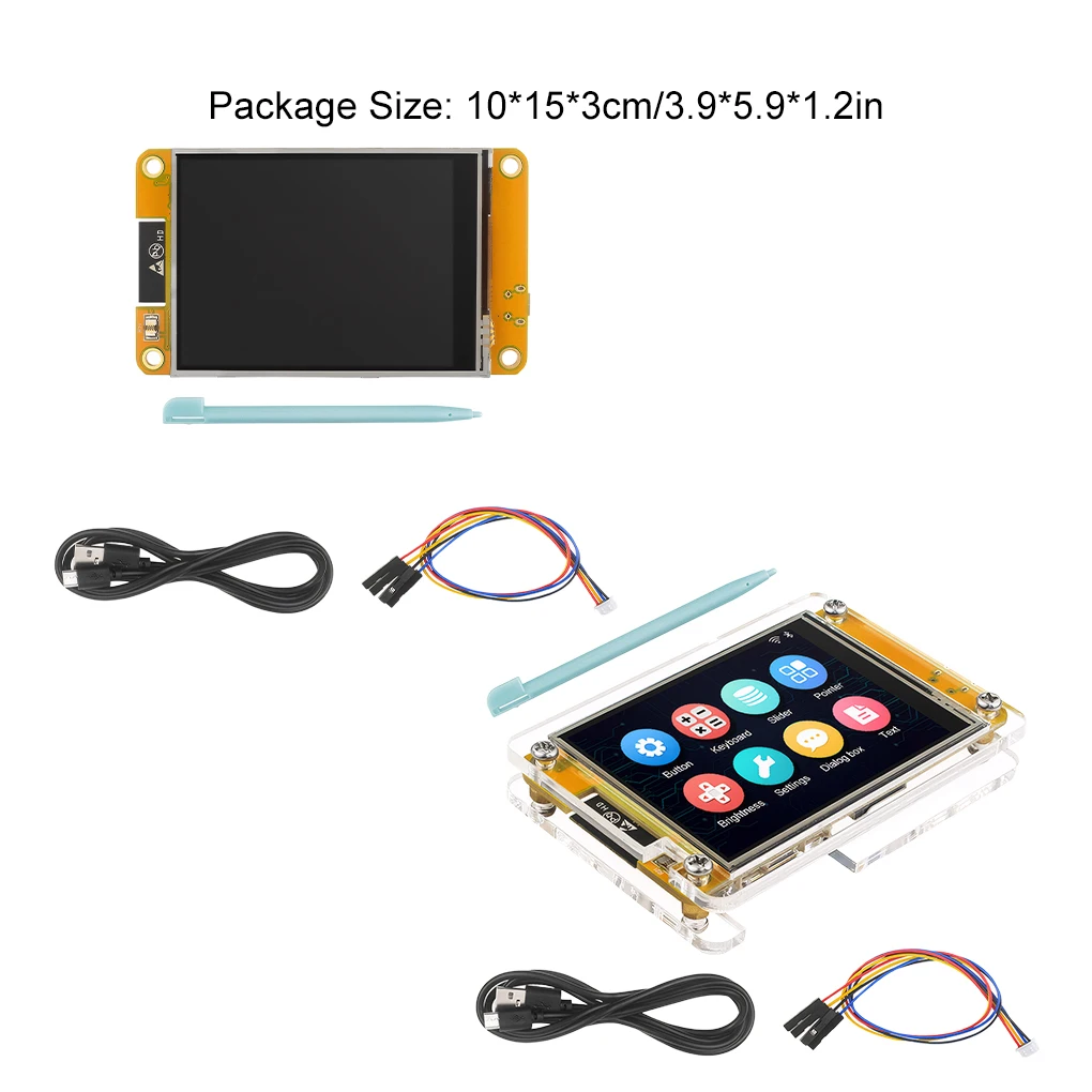 ESP32 Arduino LVGL WIFI e scheda di sviluppo Bluetooth 2.8 "240*320 schermo intelligente modulo TFT LCD da 2.8 pollici con Touch WROOM