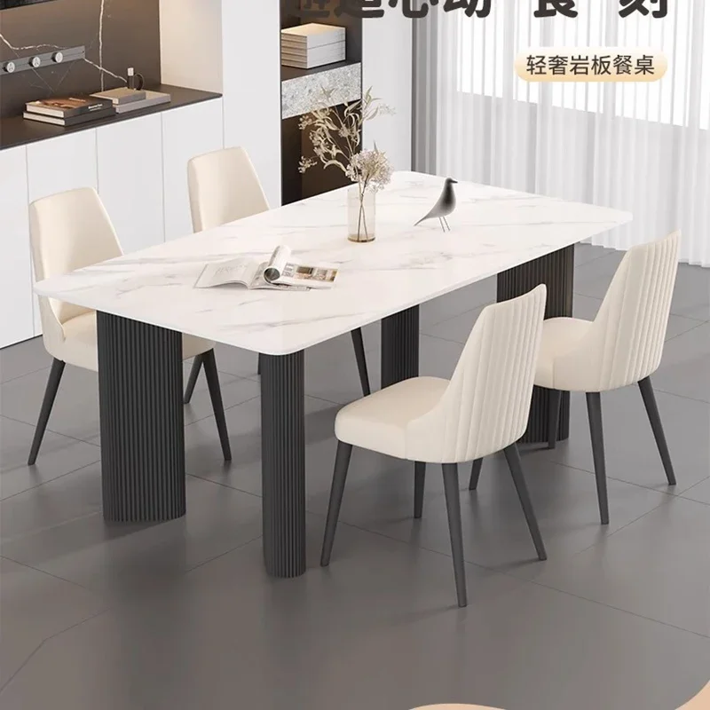 

Italian Design Dining Table Simplicity Living Room Adjustable Coffee Table Modern Sillas Para Comedor Kitchen Furniture