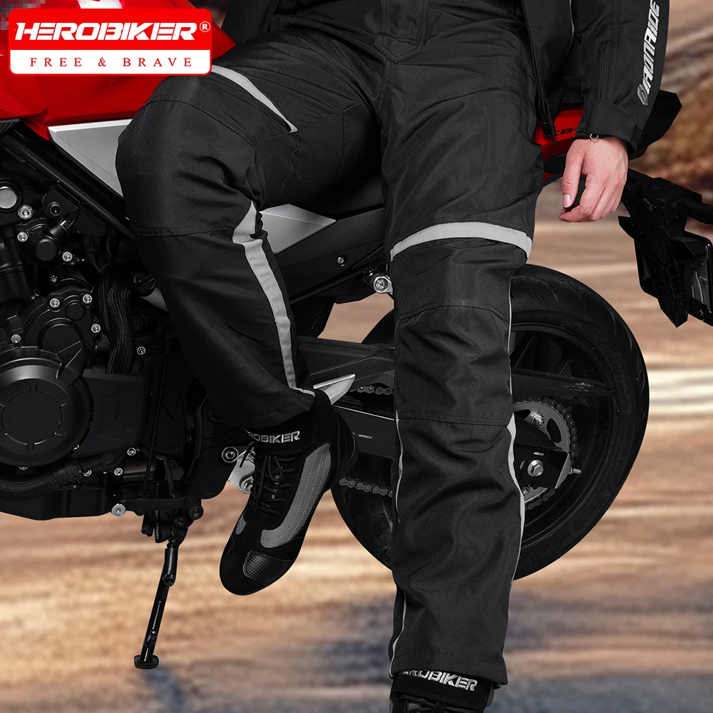 

Waterproof Motorcycle Pants Anti-Fall Motorcycle Jacket Motocross Pants Reflective Men Racing Pants Protection Equipment