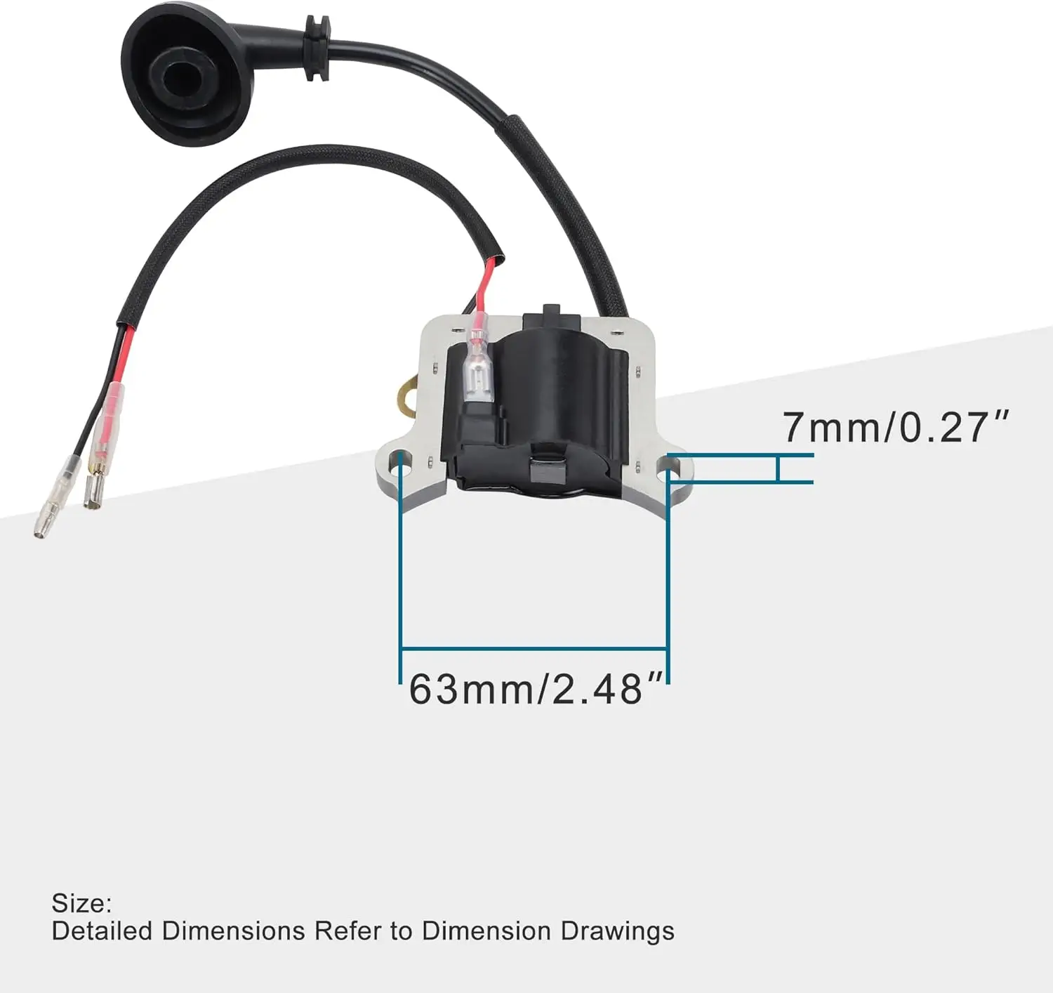 Ignition Coil for 2-stroke 43cc (40-5) & 49cc (44-5) Pocket Bike