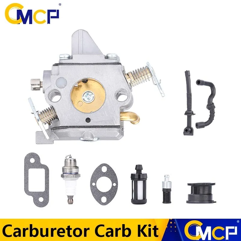 CMCP Carburetor Carb Kit Replacement OEM 1130-120-0603 for Zama C1Q-S57 C1Q-S57A C1Q-S57B for Stihl 017 018 MS170 MS180 Chainsaw