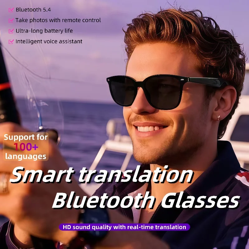 

GY500 sports spectaclesWirelessTranslation Glasses Translation Sunglasses Voice RemoteControlMusic Eyewear Waterproof Eyeglasses