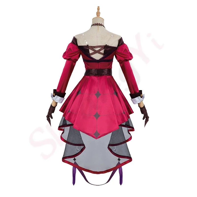 Hyakumantenbara Salome คอสเพลย์ Virtual YouTuber Nijisanji คอสเพลย์เครื่องแต่งกาย Lolita ผู้ใหญ่ชุดผู้หญิงวิกผมฮาโลวีน Rave Party ชุด