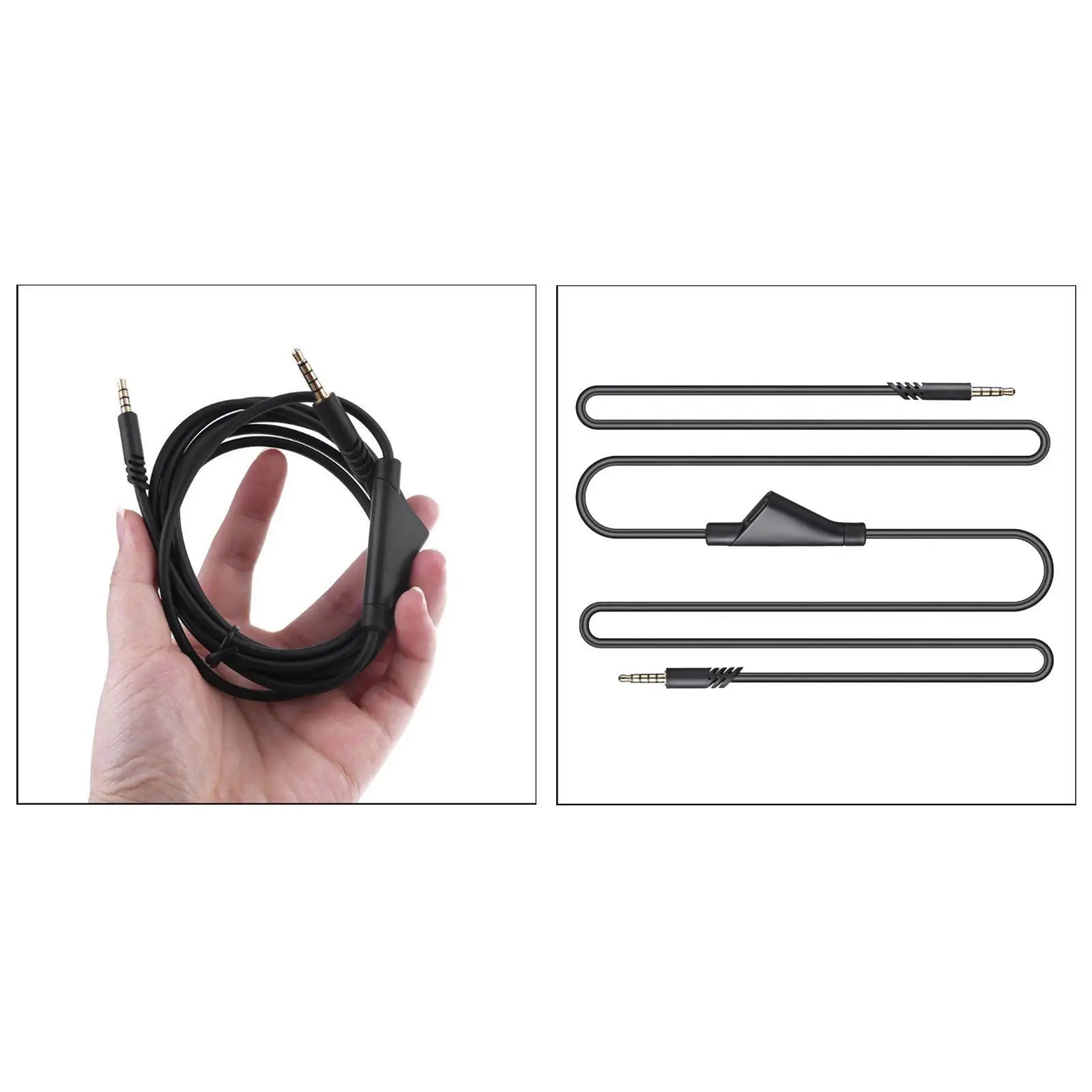 Gaming Headset Cable With Gold-plated Plug Durable And Lo-gitech Astro A10 A40 A40tr Brings Clear