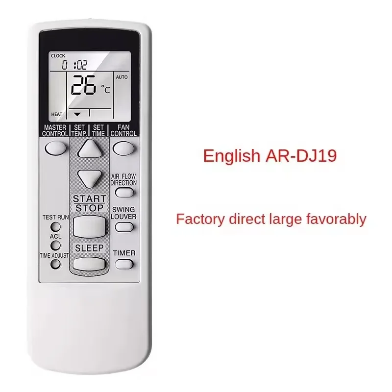 

Universal Remote Control Compatible with Fujitsu AR-DJ19 for Air Conditioners