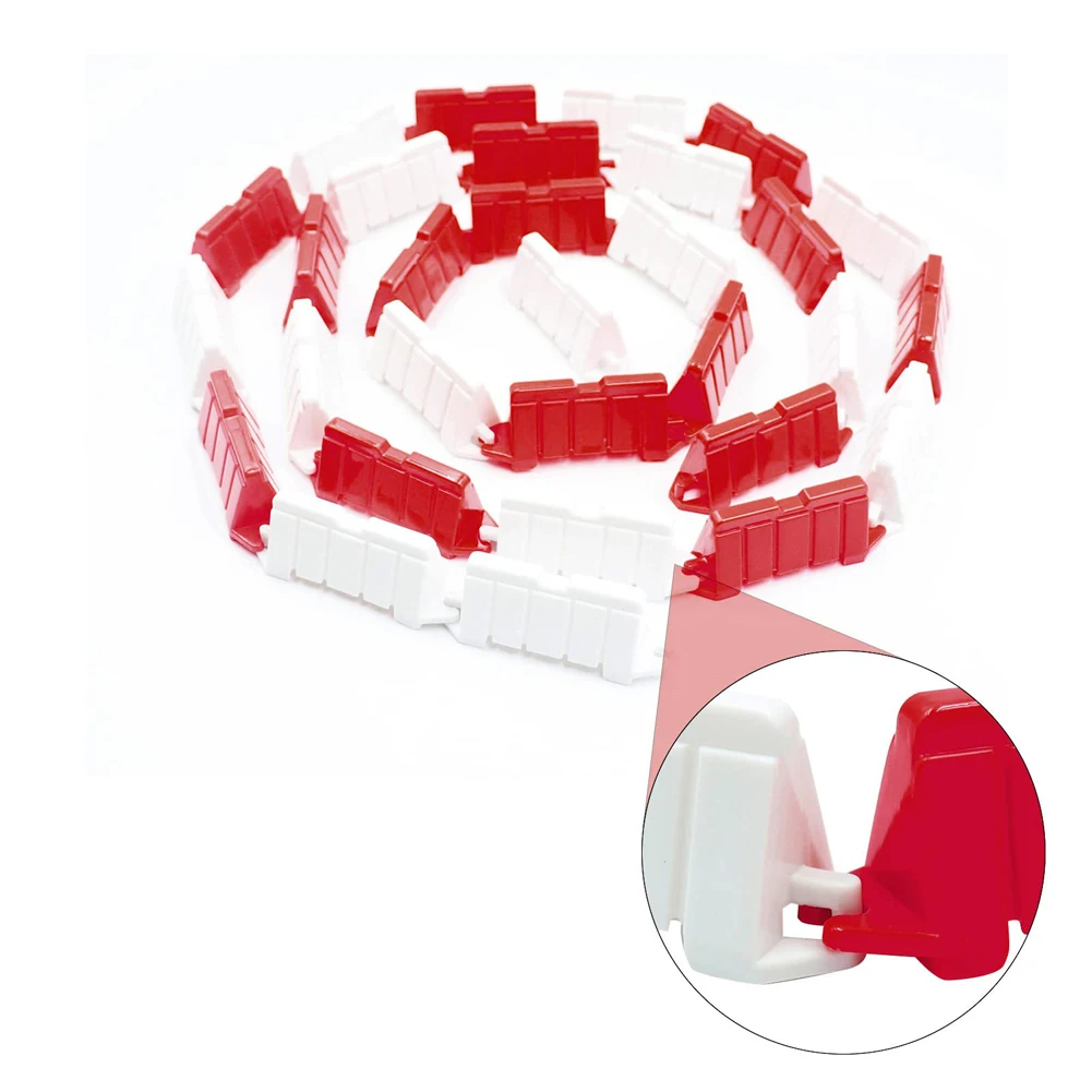 Keenso Valla de Pista de Carreras de Coches RC de 120 Piezas, Juego de Pistas de Deriva de Material ABS con Conos de Carretera para Coches RC 1/14 1/16 /18/24, Carreras Divertidas
