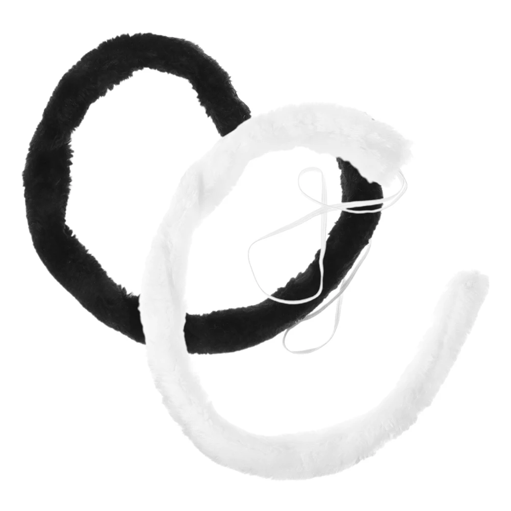 

2PCS Animal Tail Halloween Cosplay Party Prop Costume Accessories Child Tails Long Lasting Comfortable Wear Festive Theme DIY