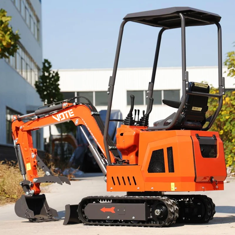 จัดส่งฟรี EPA Excavator 1.5 ตัน Crawler Digger ฟาร์มใช้ Mini bagger 1 ตัน Mini Excavator เครื่องขาย