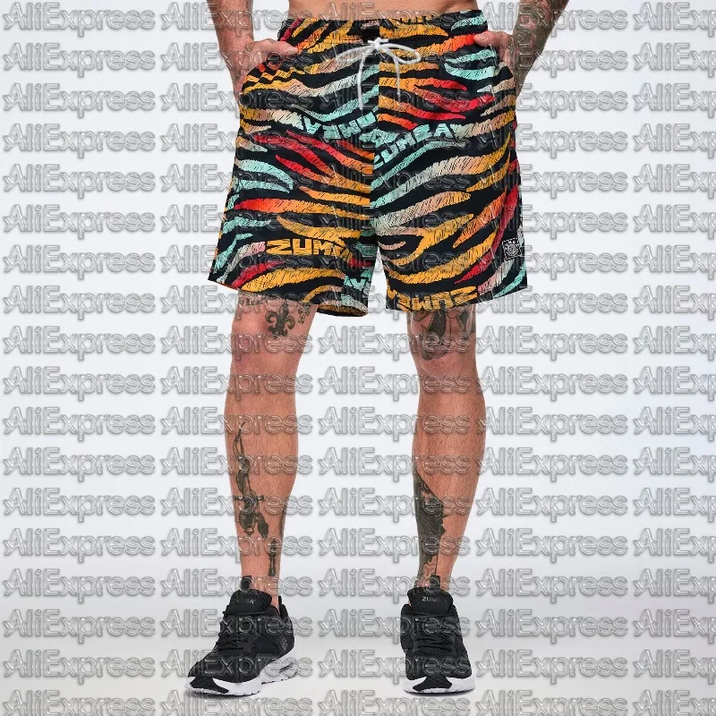 New Shorts Team Sports Shorts Looped Fabric African Style Series Shorts