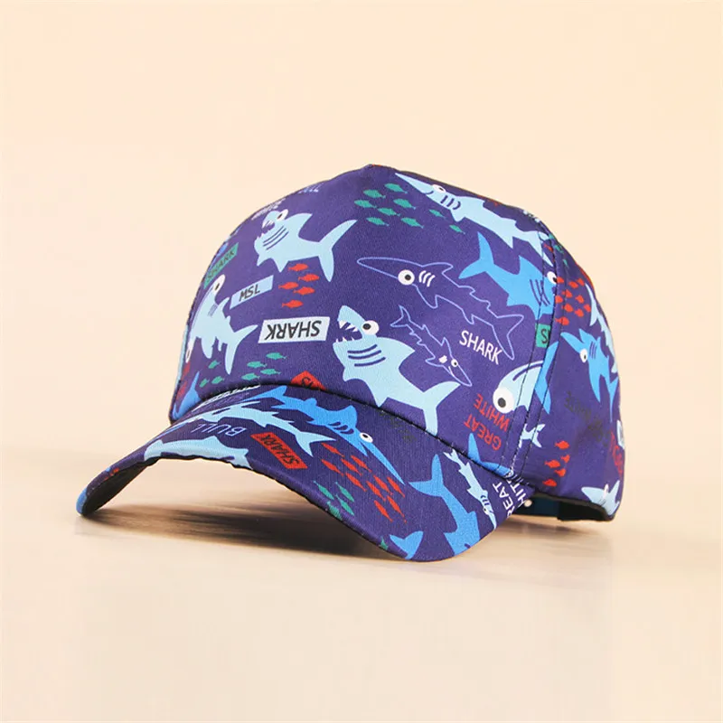 Fashion Cotton Cartoon Boy Girl Baseball Caps Children Printed Snapback Hat Kids Popular Hip Hop Hat Cap DropShipping