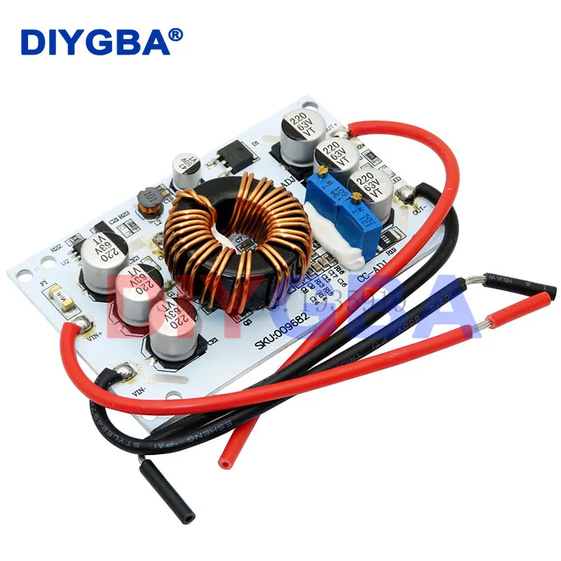 600W Aluminum Plate DC-DC Boost Converter Adjustable 10A Step Up Constant Current Power Supply Module Led Driver For Arduino