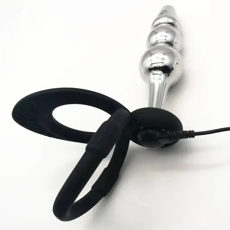 Fun Flirt Orgasm Tool Electric Shock Nipple Clitoris Massager Electro Shock Anal Plug Sex Toys For Women Medical Themed Toy