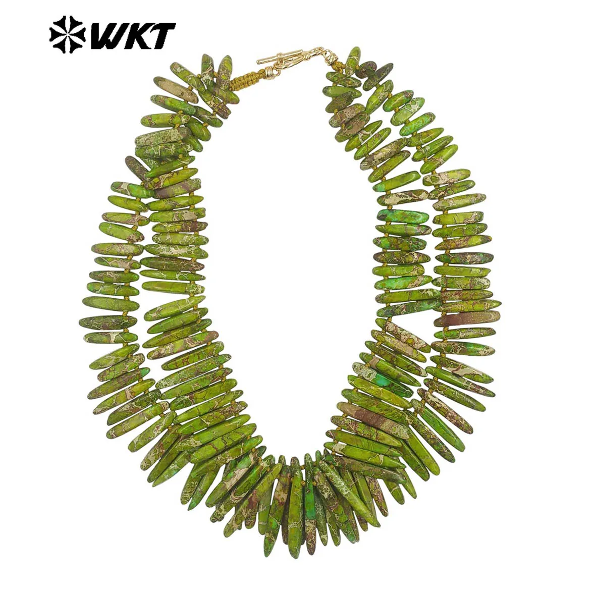 

Ожерелье из океанического яшма WT-N1503, 1 шт., полированное, изысканное, для женщин, для высококлассных корпоративных мероприятий