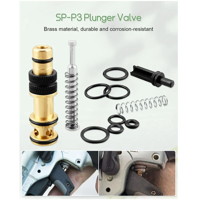 SP-P2 SP-P3 Plunger Valve And Trigger Valve Assembly, Fit For Hitachi NR83A NR83A2 NR83A2(S) NR83A3 884-111 875-638 Durable