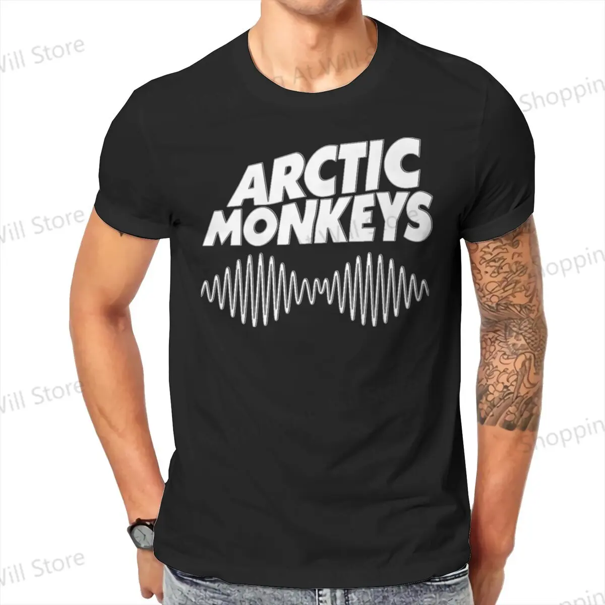 Hot selling in Summer men's and women's casual T-shirts  Arctic Monkeys Inspired Summer top Street Clothing S-6XL