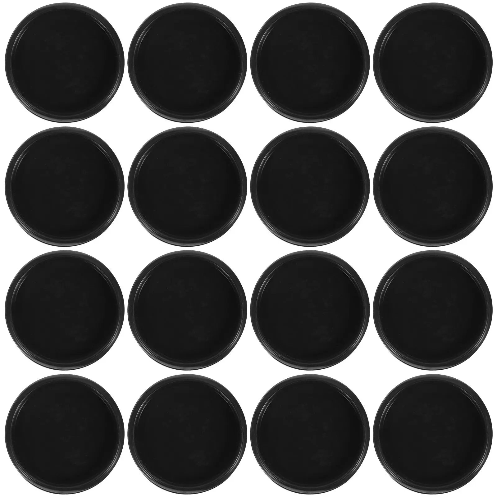 55 Pcs Mushroom Button Photo Album Plastic Loose Leaf Binder Discs Black Color Material Easy Flipping Detachable Design