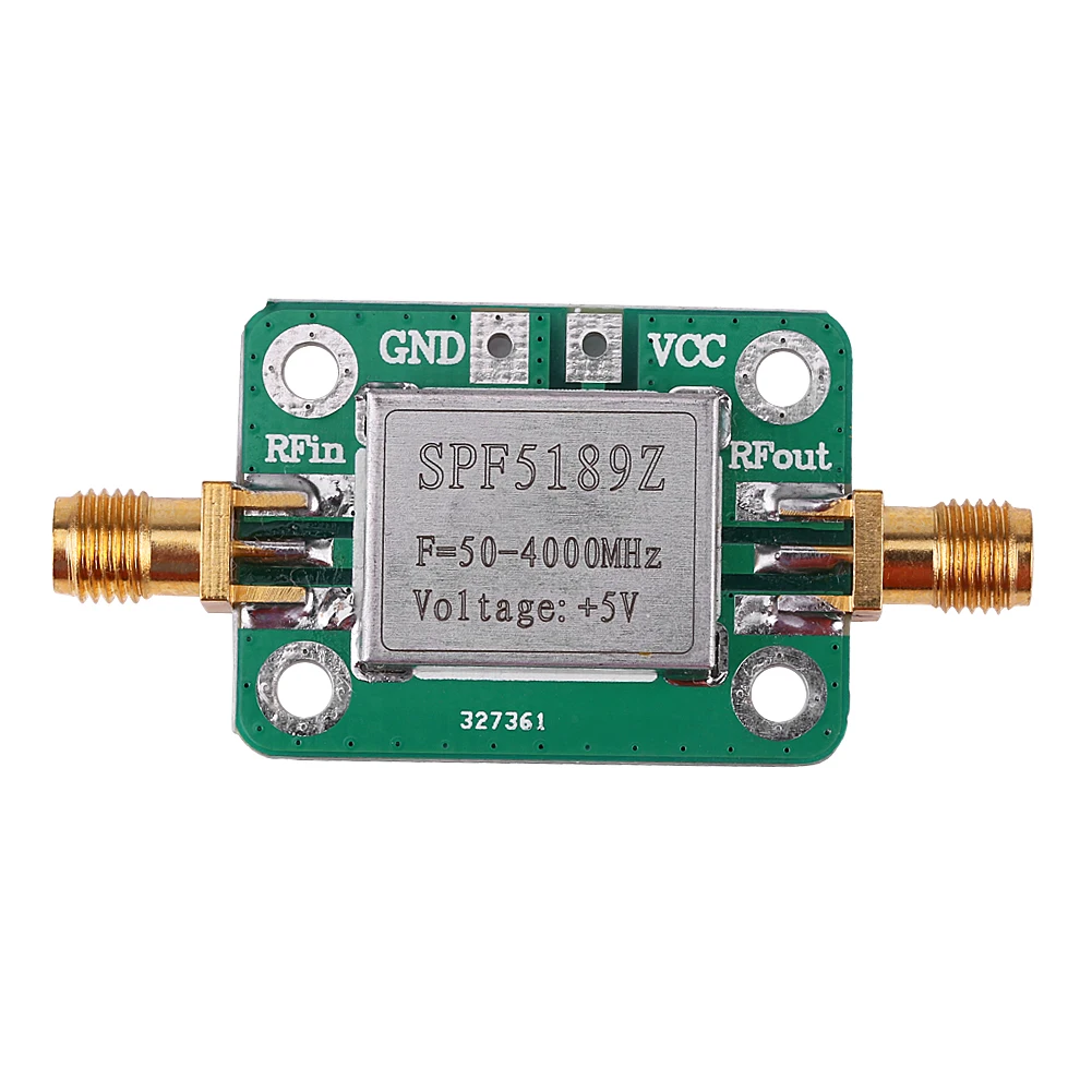 LNA 50‑4000MHz SPF5189 RF Amplifier  Receiver For FM HF VHF / UHF Ham Radio SPF5189 RF Amplifier LNA Low Noise Amplifier