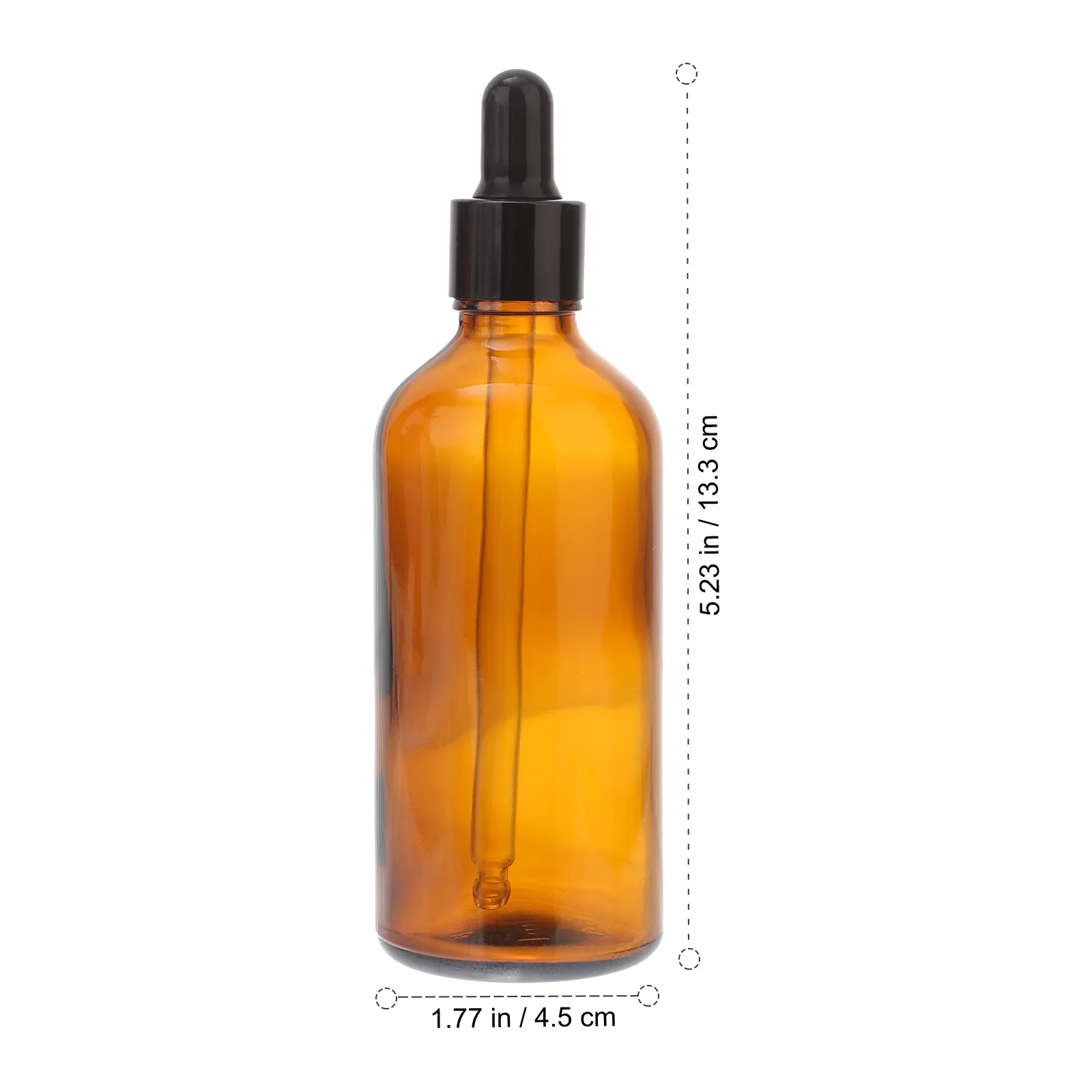 7Pcs Glass Dropper Bottles Leakproof Refillable Essential Oil Perfume Dispensers with Silicone Bulbs Travel