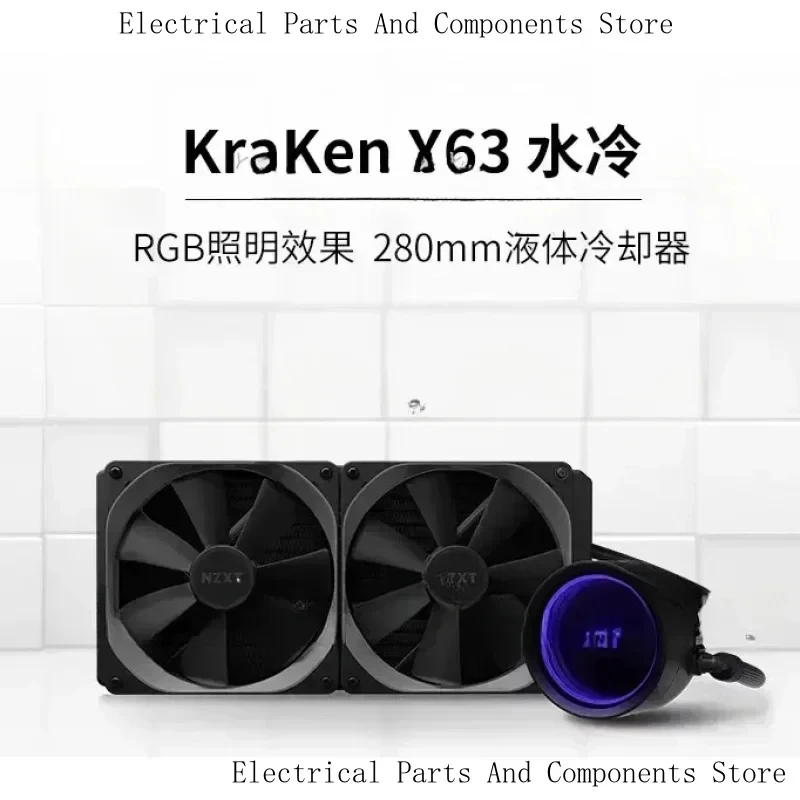 Programmable Screen -/Custom Display Content/6 NZXT Kraken Siren Z73 360Mm Integrated-Cooled Radiator