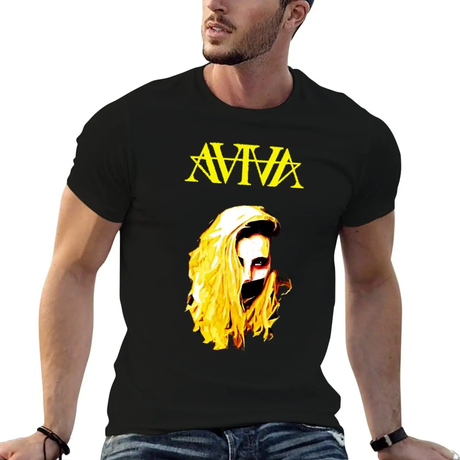 تي شيرت AViVA Wallpaper Music الأكثر مبيعًا بأكمام طويلة تي شيرت أساسي للرجال برسوم جرافيك #4