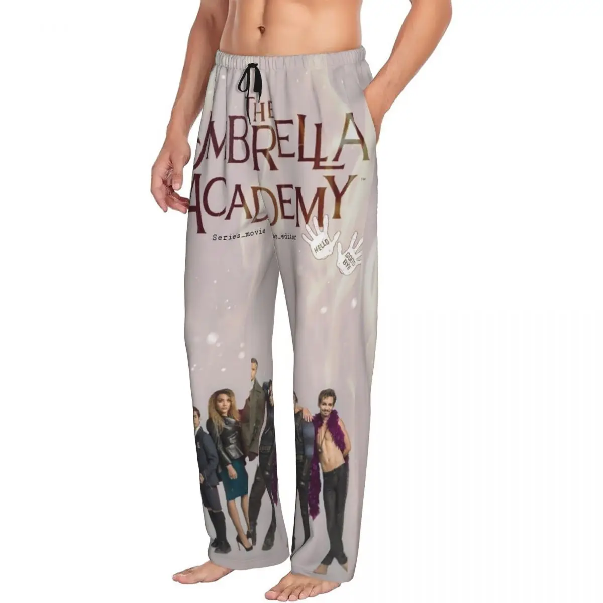 

Мужские пижамные штаны The Umbrella Academy TV на заказ, одежда для сна с карманами для сна и отдыха