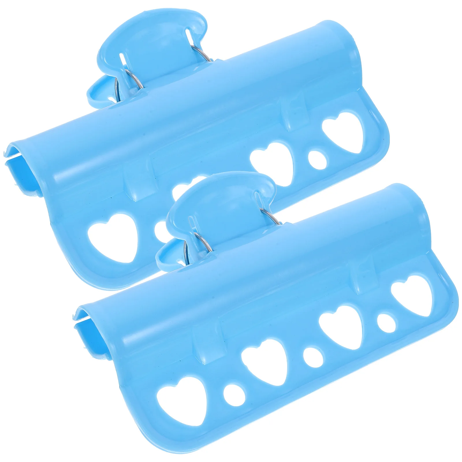 

2pcs Windproof Quilt Clips Plastic Clothespins Drying Rod Hanger Buckle Rack Retainer Blue Large Clip Force Stable Household