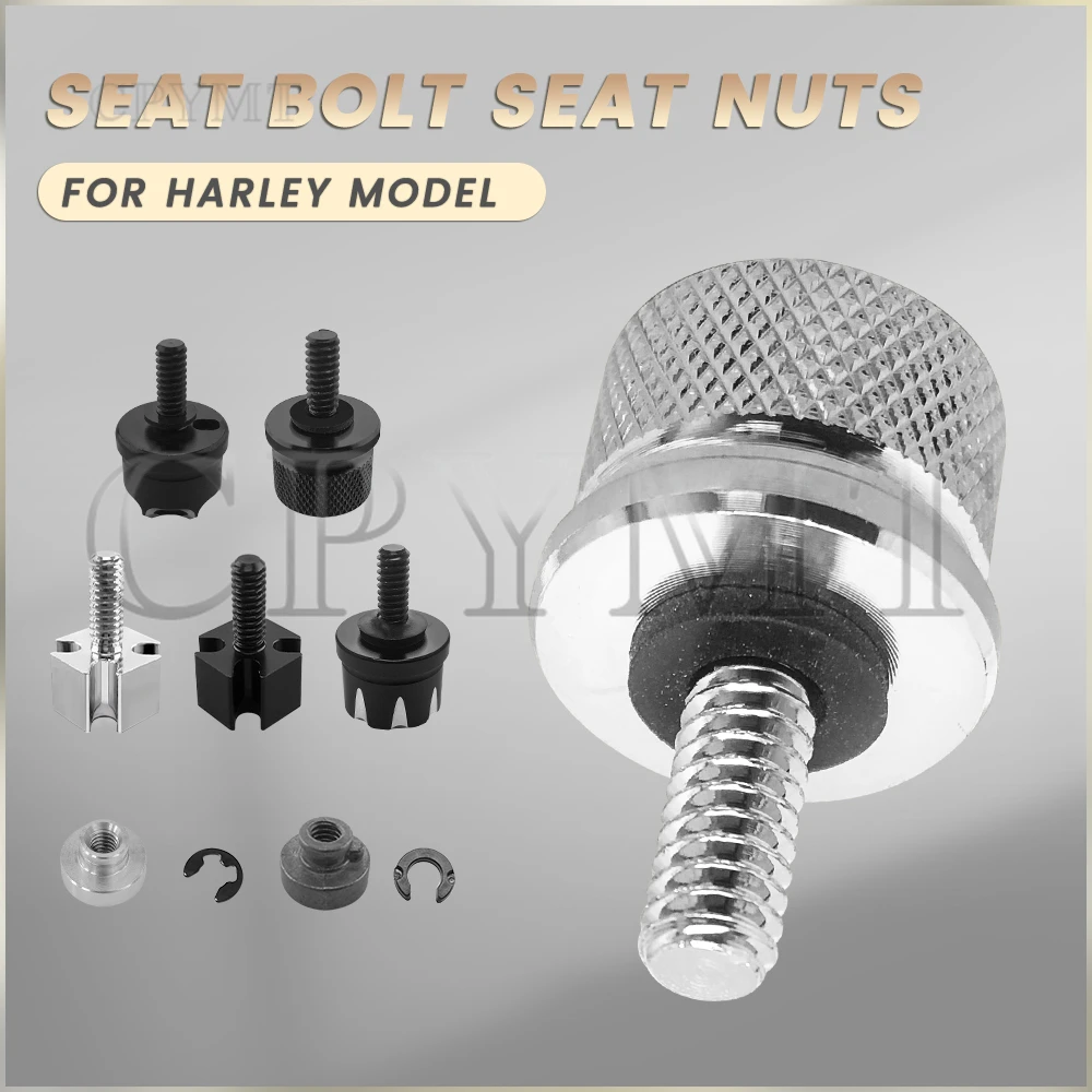 

Aluminum Nut Bolt Kit BoltMotorcycle Rear Fender Seat Nut Mount Quick Release fit For Harley Sportster Street Bob Softail