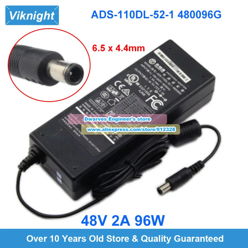 

Switching Adapter ADS-110DL-52-1 480096G 48V 2A For Reolink NVR RLN8-410 Amcrest NV4108E Lorex LNR6108 LNR6108X-N N841A8-Z
