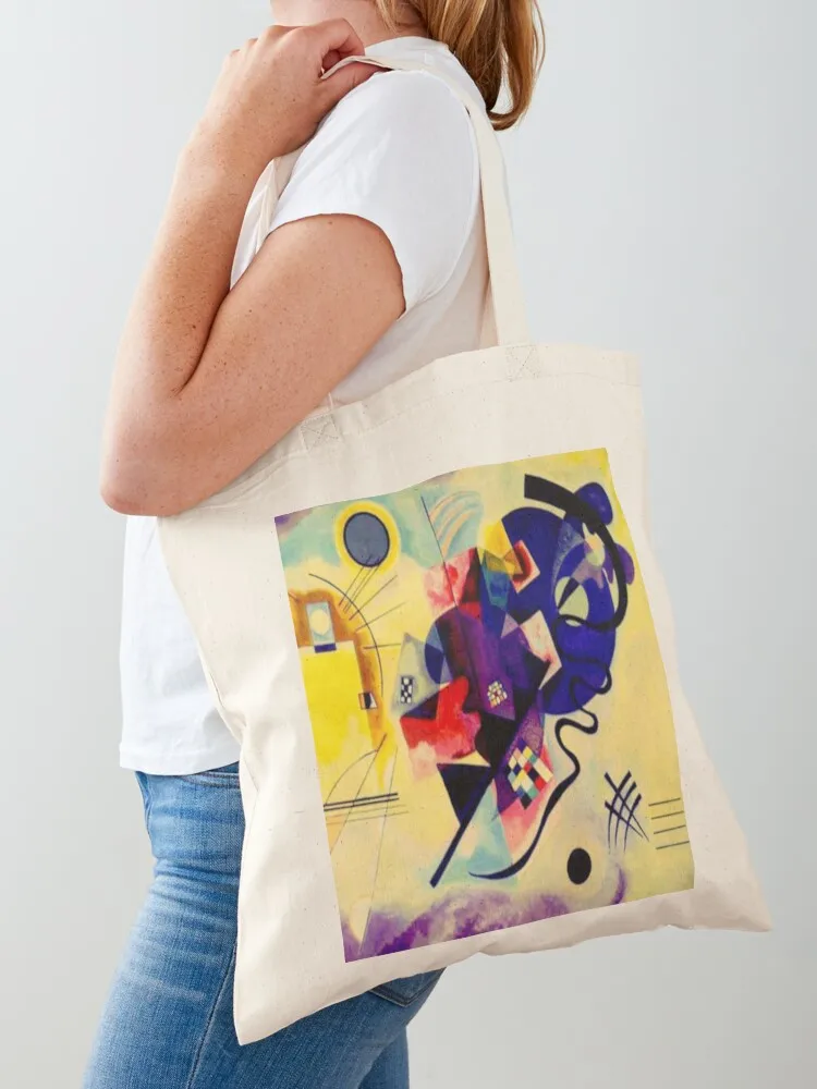 

Wassily Kandinsky Yellow-Red-Blue Kandinsky Abstract Art Tote Bag Women's shopper bag Big bag custom canvas Shopper