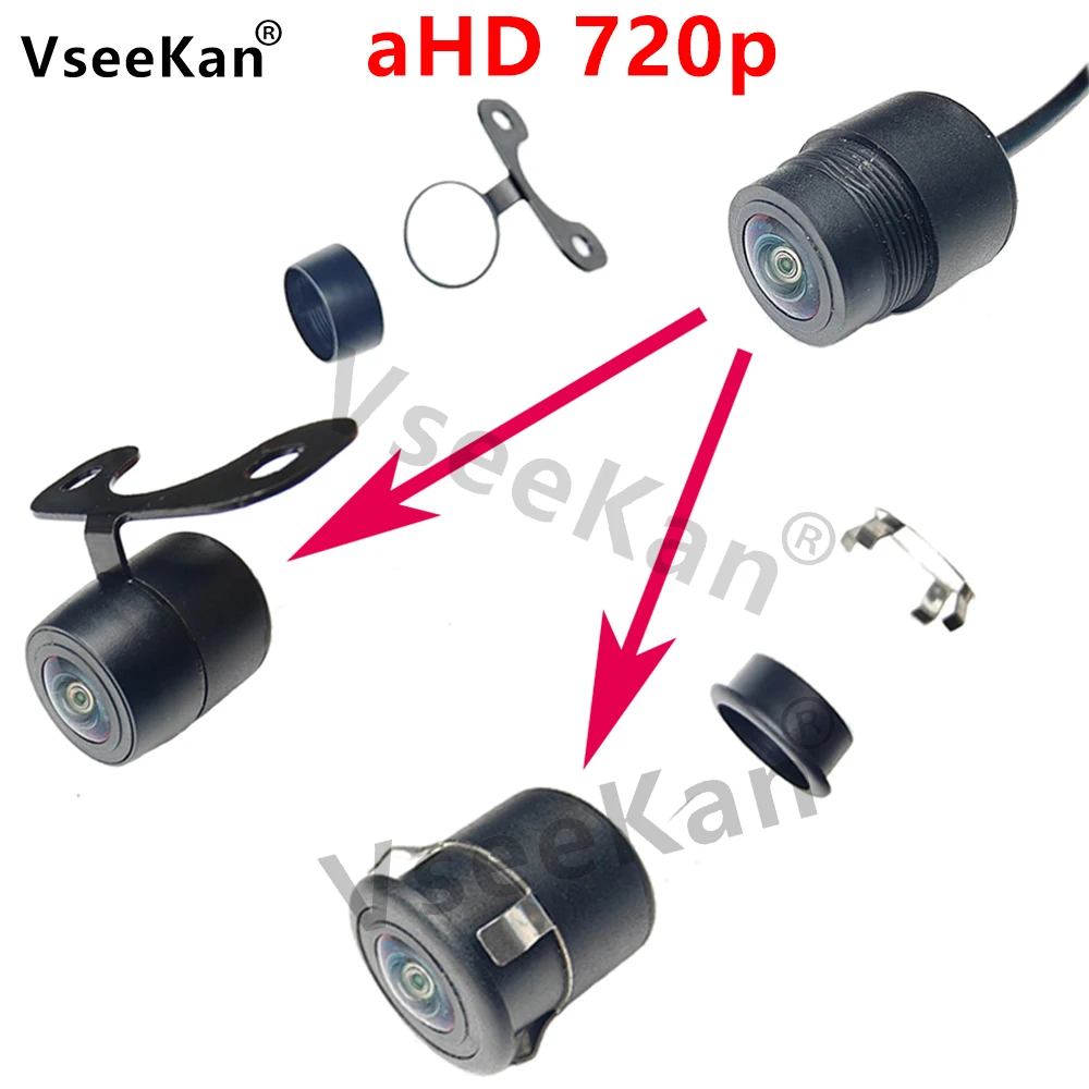 

AHD 720P Car Rear View Camera Universal Punching 20MM AHD140 Degree HD Night Vision Reversing Parking Camera