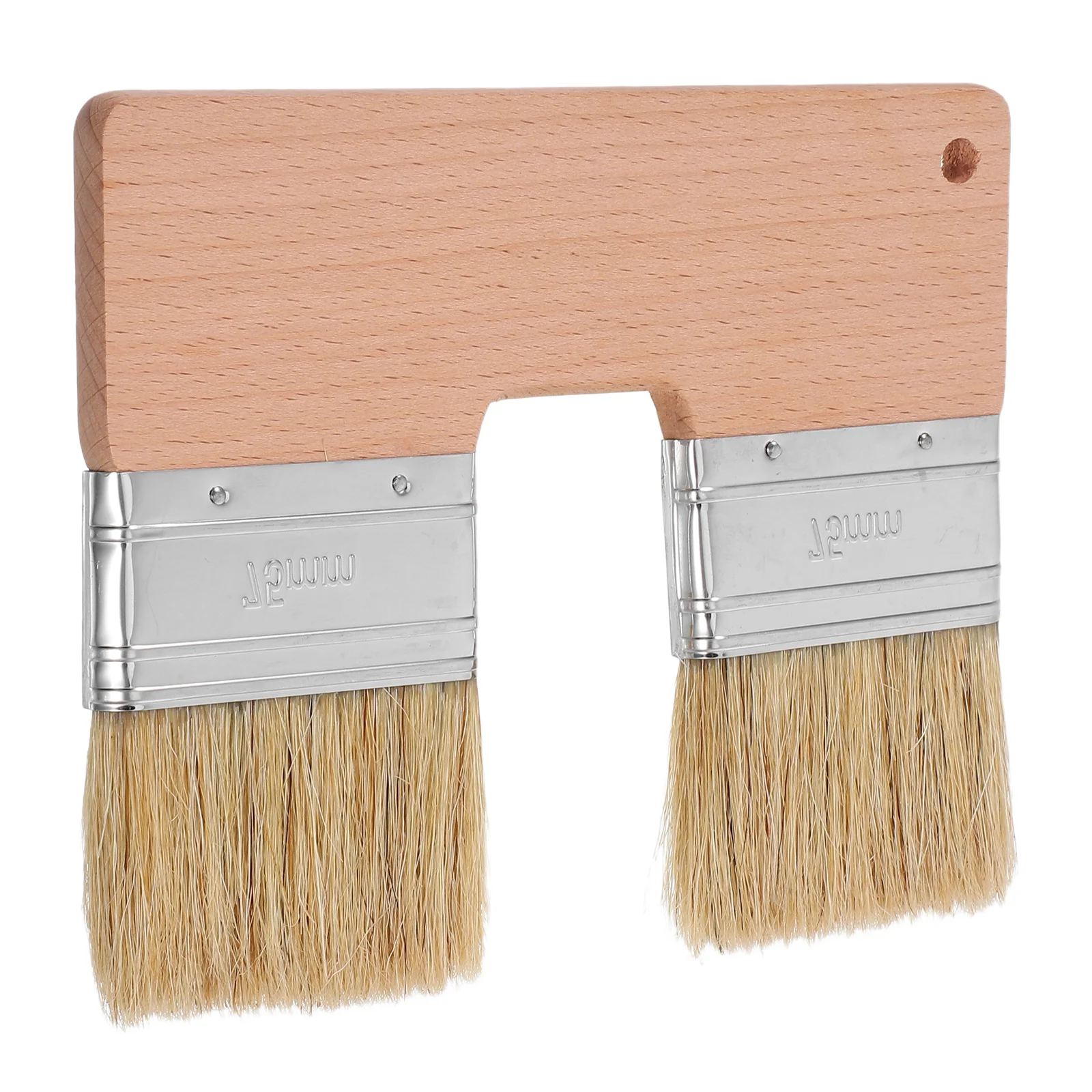 플랫 양면 아트 브러쉬 천연모 오일 아크릴 페인트용 전문가급 페인팅 도구 텍스처링 블렌딩용