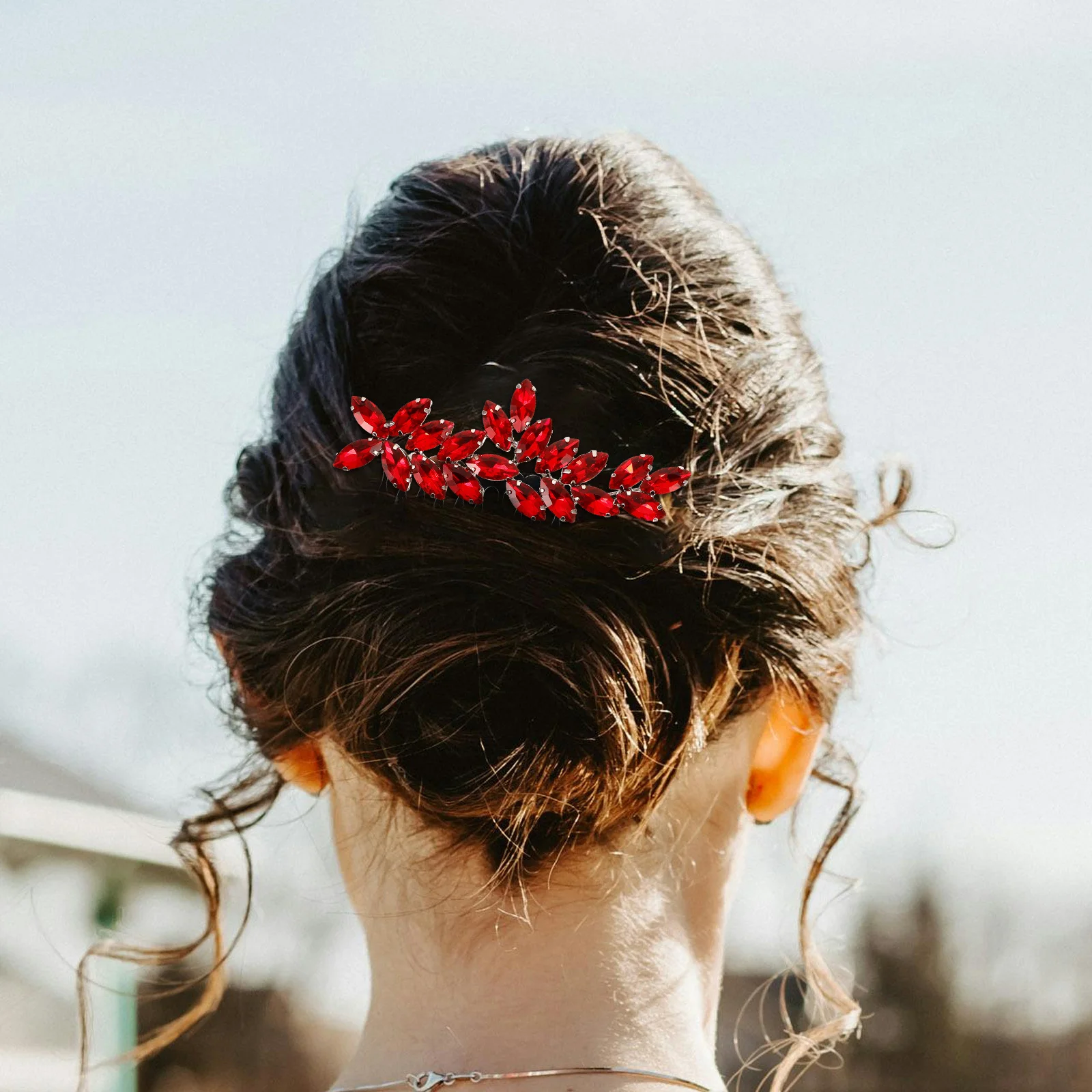 

Bridal Hair Comb Rhinestone Wedding Hair Accessories For Bride Bridesmaids Decorative Side Comb Styling Tool Hairpin