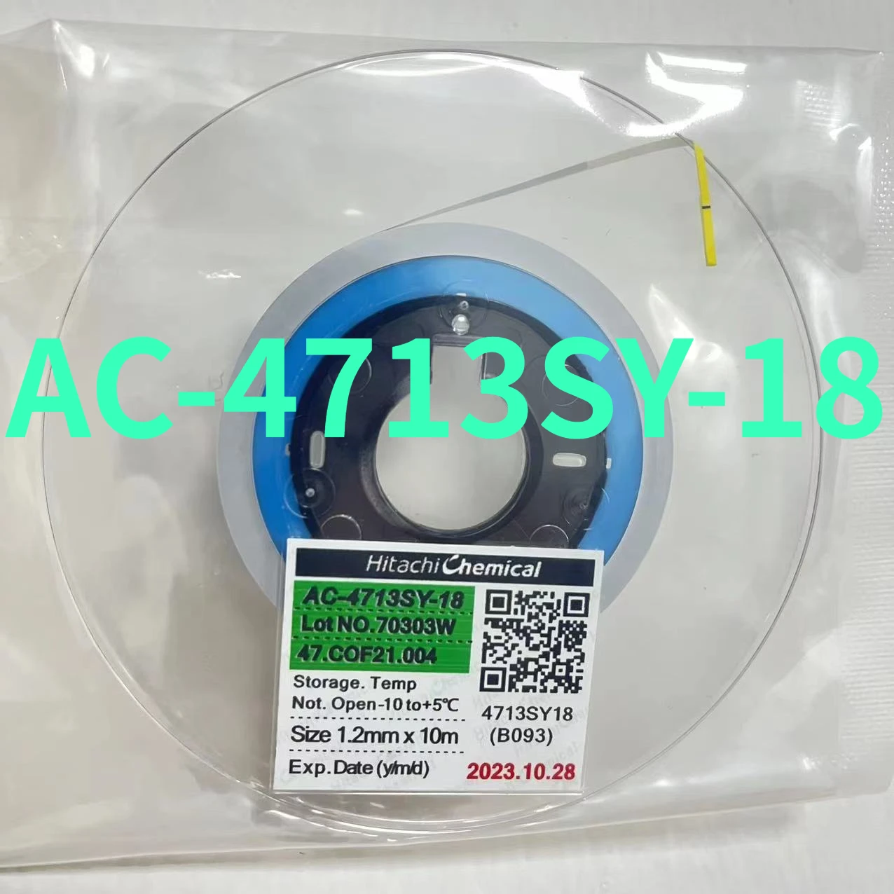 

Brand new date original ACF conductive glue AC-4713SY-18 1.2*200m special glue for LCD TV glass end