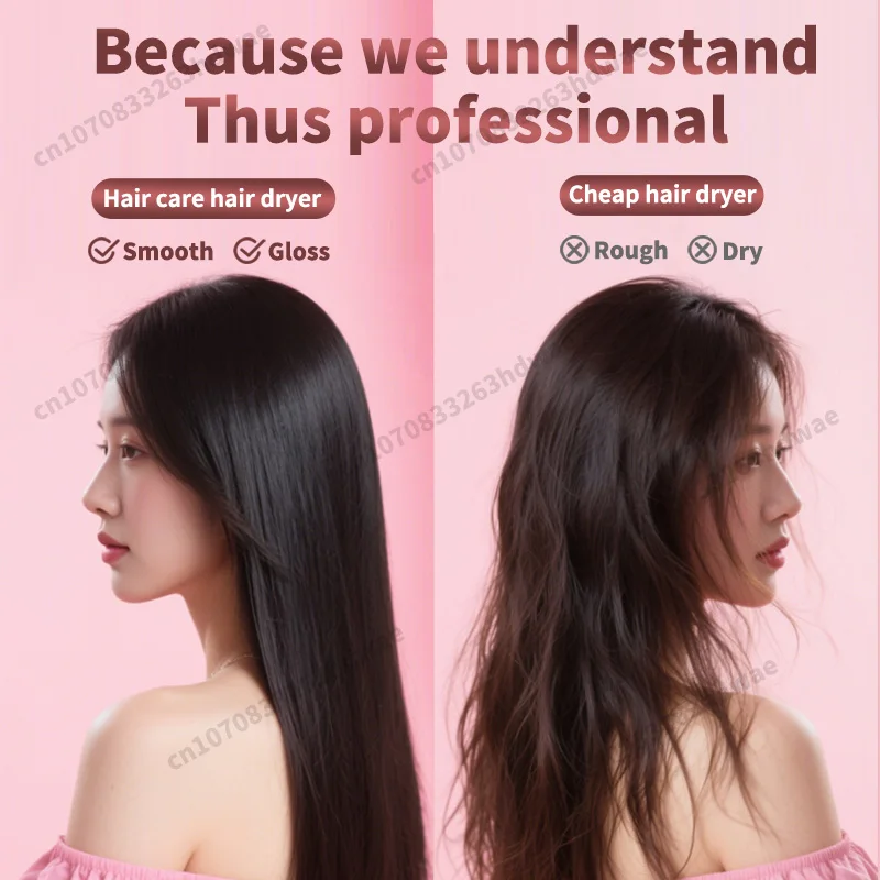 

200 Million Anion Blow Dryer Professinal Leafless Hair Dryer Negative Lon Hair Care Quick Home Powerful Hairdryer Constant HD18