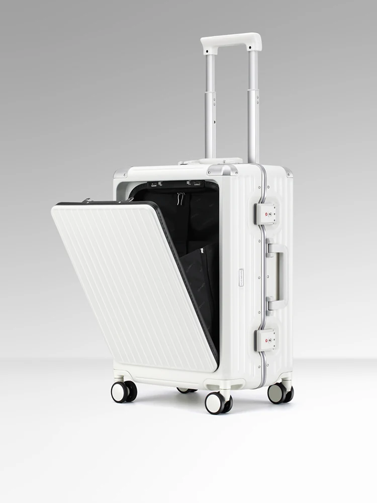 

Roaming before Opening Aluminum Frame Luggage Multi-Function Pull Rod Password Box 20 Inch Boarding 24 Inch Unisex Travel Sui...