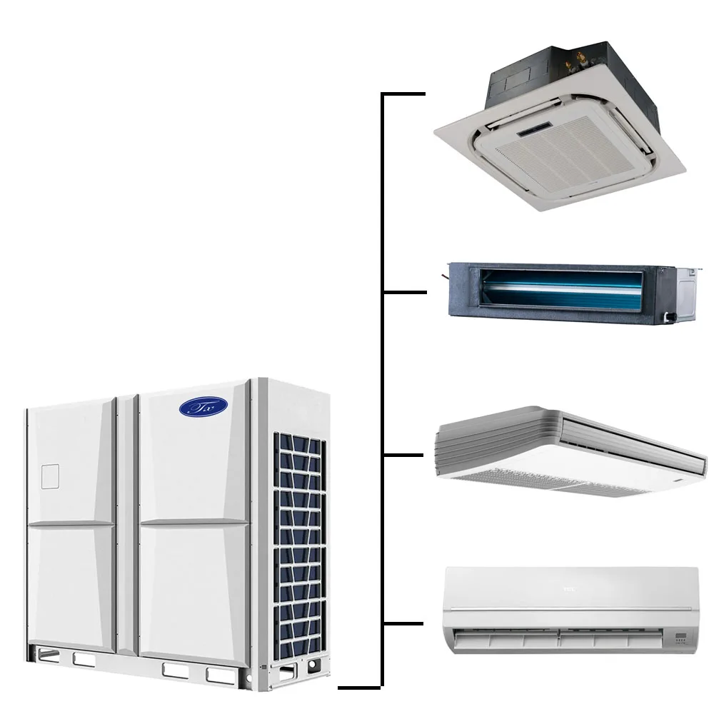 DC Inverter Sistema VRF Pompa di calore Aria condizionata centralizzata Multi-Split VRF Condizionatore d'aria Casa Villa Ristorante Hotel