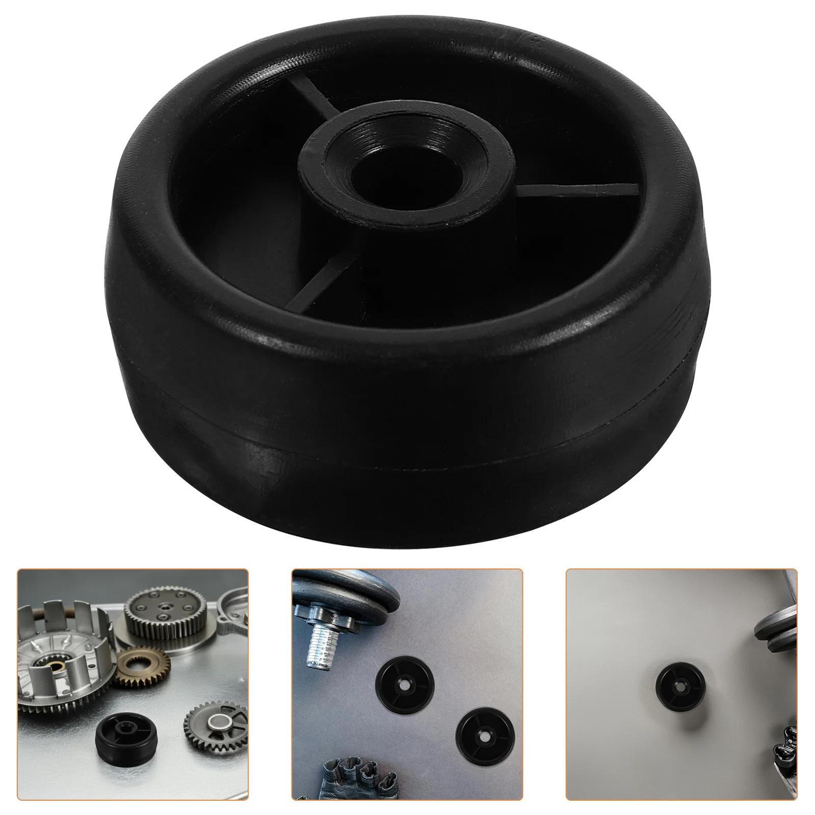 

4pcs Fitness Equipment Accessories Plastic Roller Wheels For Treadmill Exercise Bike Universal Caster Replacement Parts Smooth