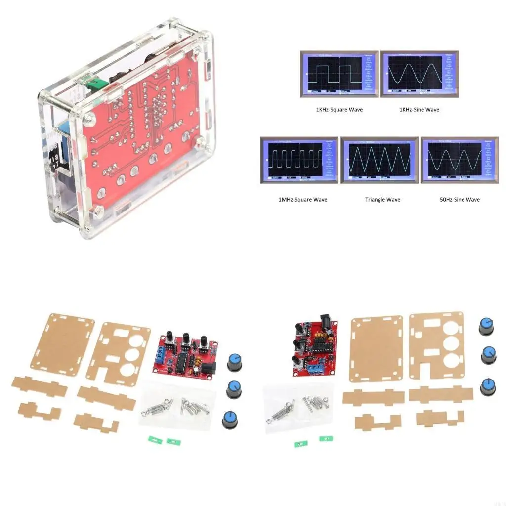 M6CA XR2206 DIY Function Generator Square Waves Generator Module 1Hz-1MHz
