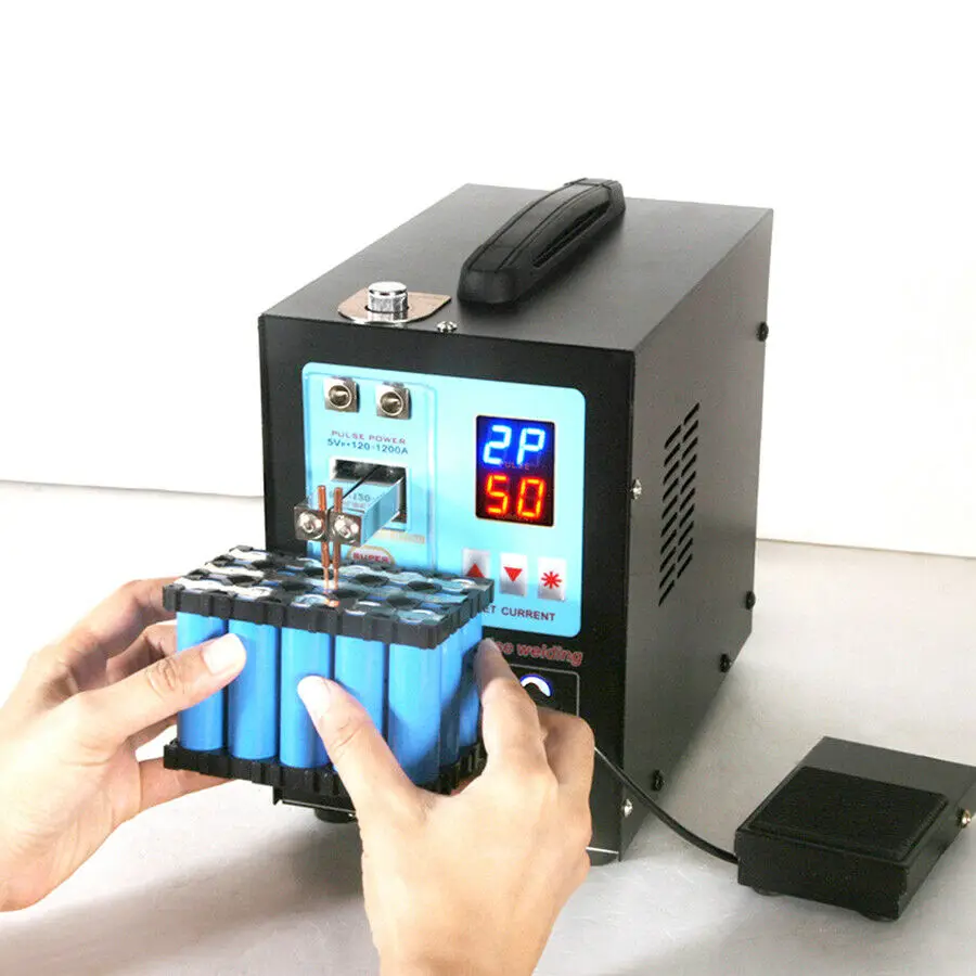 SUNKKO 배터리 스폿 용접기, 자동 펄스 18650 배터리 용접기, 고출력 스폿 용접 펜, 737G +, 4.3KW