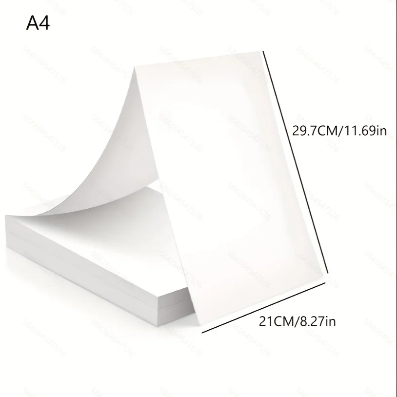 Papel térmico portátil A4 8,27 x 11,69 polegadas - Compatível com impressoras M08F, US-Letter (M832, M833, M834, M835) para imagem preta